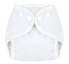 White Snap Tweedle Bugs Sized Diaper Cover